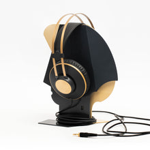 Load image into Gallery viewer, Headphone Stand Wo-Man black/beige
